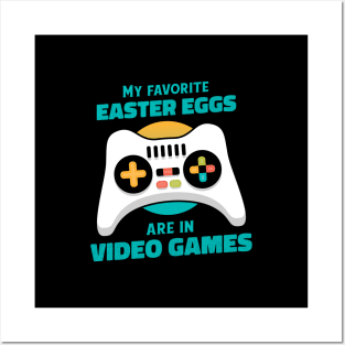 easter eggs gamer funny Posters and Art